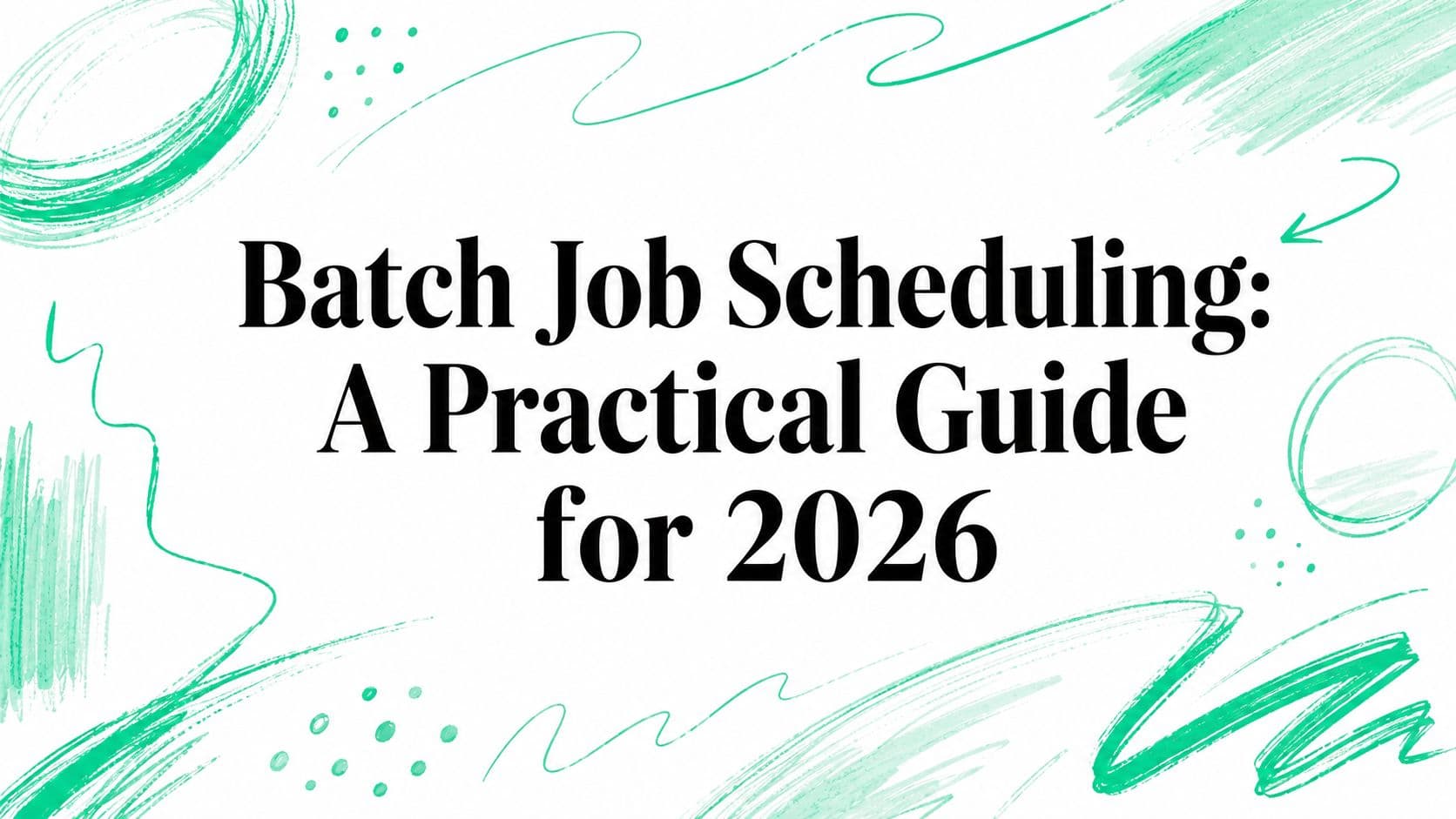Batch Job Scheduling: A Practical Guide for 2026