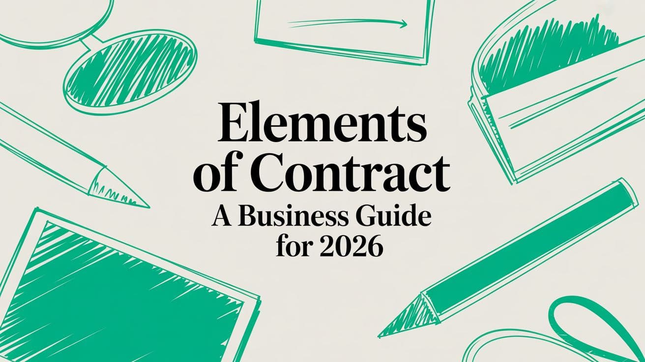 Elements of contract: A Business Guide for 2026