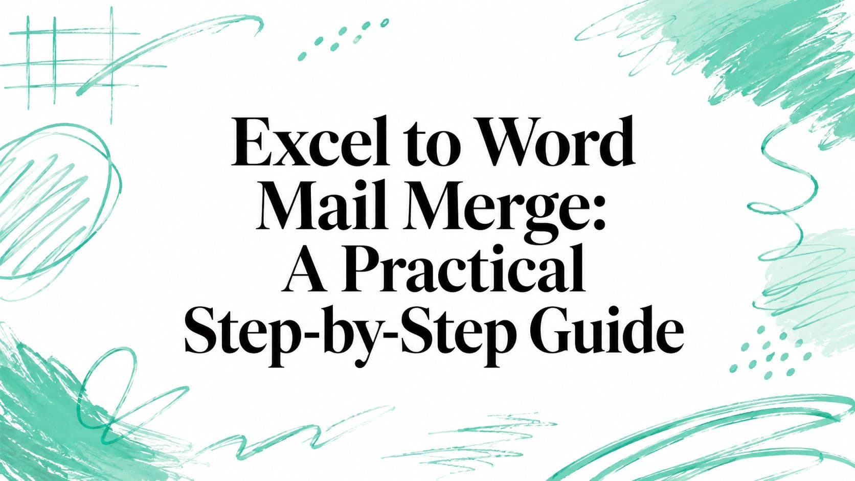 Excel to Word Mail Merge: A Practical Step-by-Step Guide
