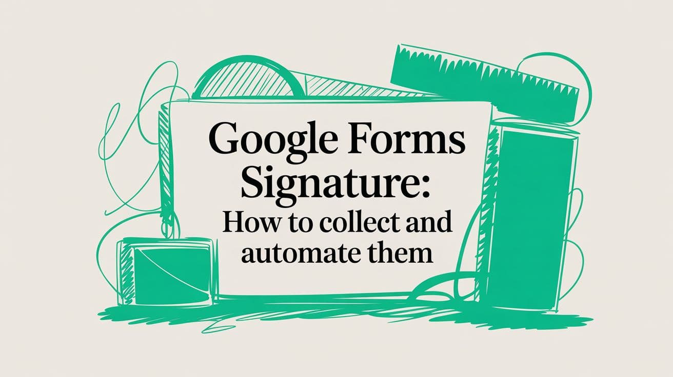 Google Forms Signature: How to Collect and Automate Them