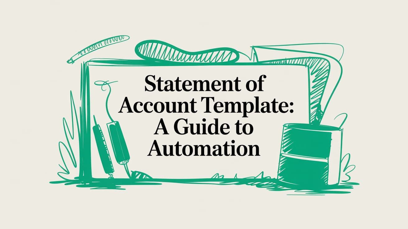 Statement of Account Template: A Guide to Automation