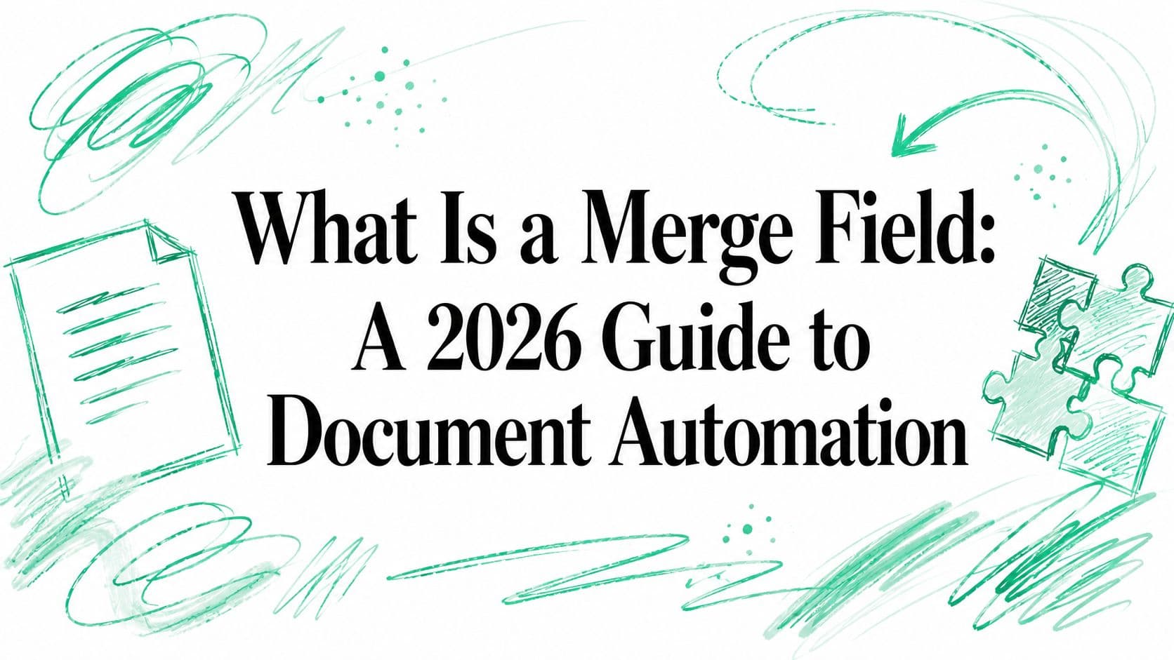 What Is a Merge Field: A 2026 Guide to Document Automation