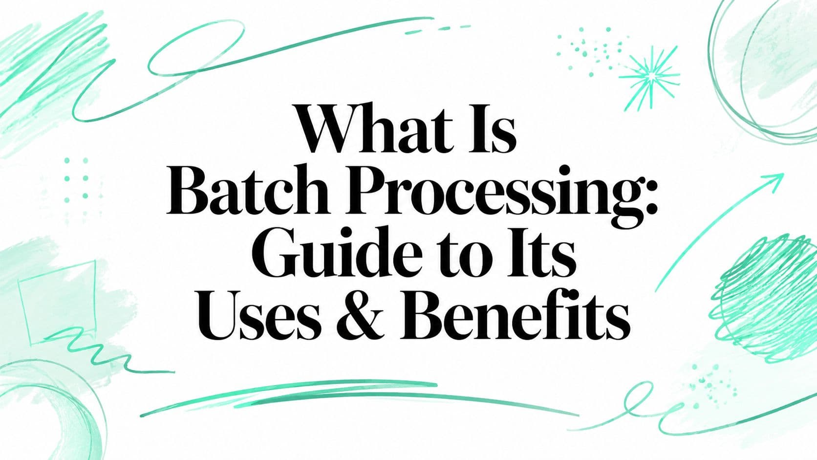 What Is Batch Processing: Guide to Its Uses & Benefits