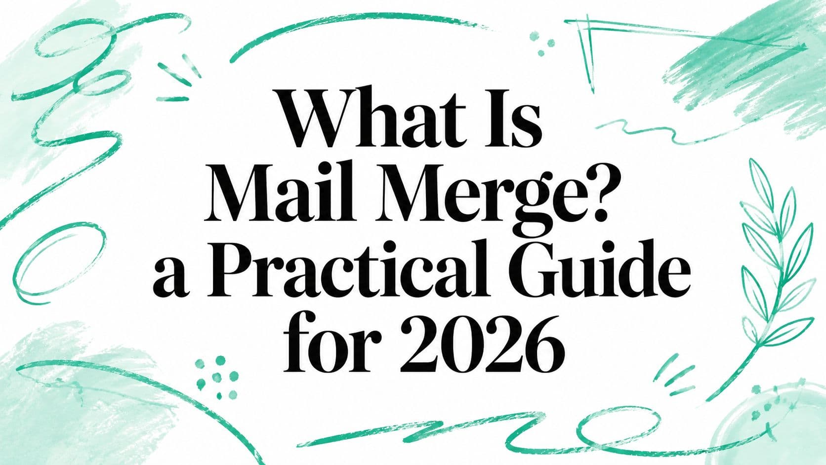 What Is Mail Merge? a Practical Guide for 2026