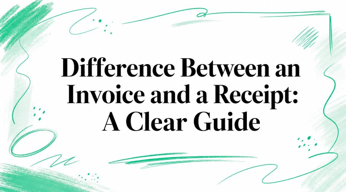 Difference Between an Invoice and a Receipt: A Clear Guide