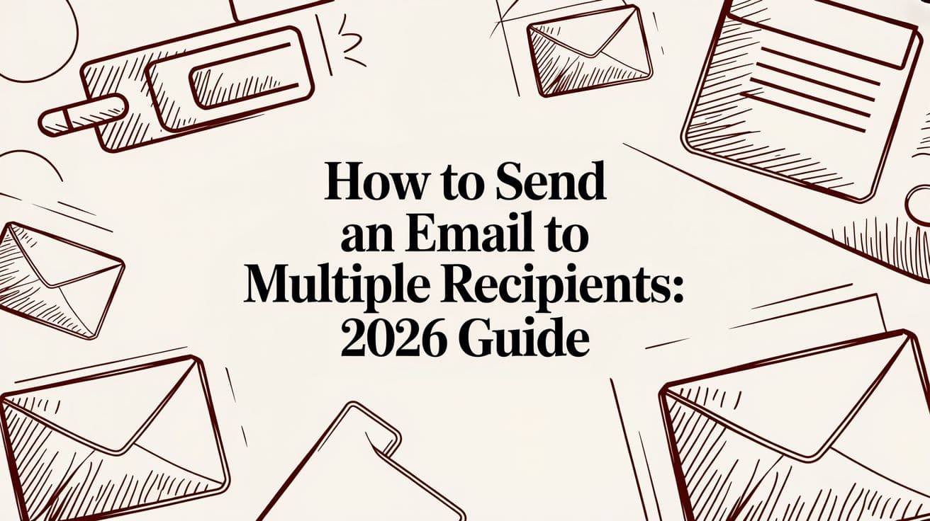 How to Send an Email to Multiple Recipients: 2026 Guide