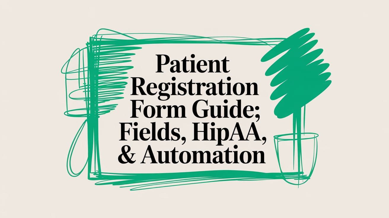 Patient Registration Form Guide: Fields, HIPAA, & Automation